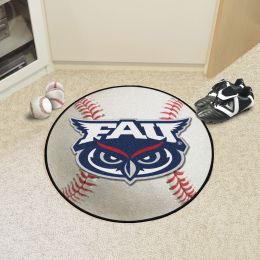 Florida Atlantic University Ball Shaped Area rugs (Ball Shaped Area Rugs: Baseball)