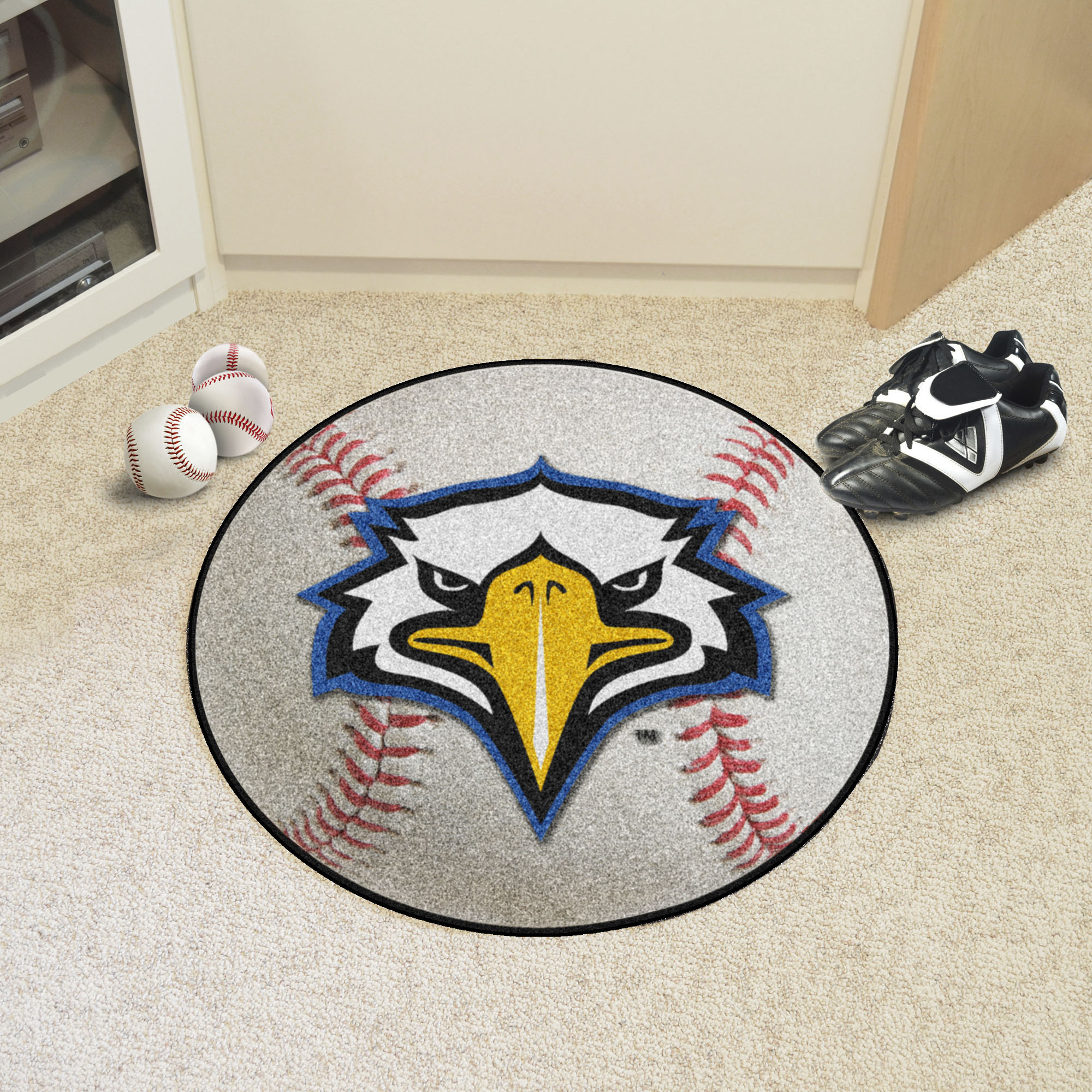 Kennesaw State University Mascot Ball-Shaped Area Rugs (Ball Shaped Area Rugs: Baseball)