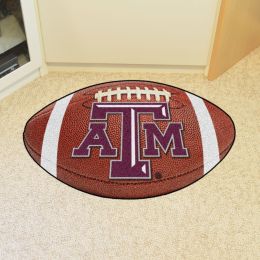 Texas A&M University Ball Shaped Area Rugs (Ball Shaped Area Rugs: Football)