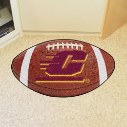 Central Michigan University Ball-Shaped Area Rugs (Ball Shaped Area Rugs: Football)