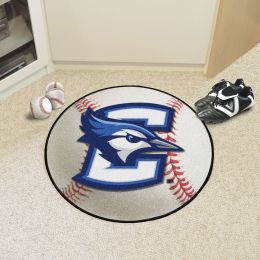 Creighton University Area Rugs - Nylon Ball Shaped (Ball Shaped Area Rugs: Baseball)