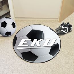 Eastern Kentucky University Area Rugs - Nylon Ball Shaped (Ball Shaped Area Rugs: Soccer Ball)