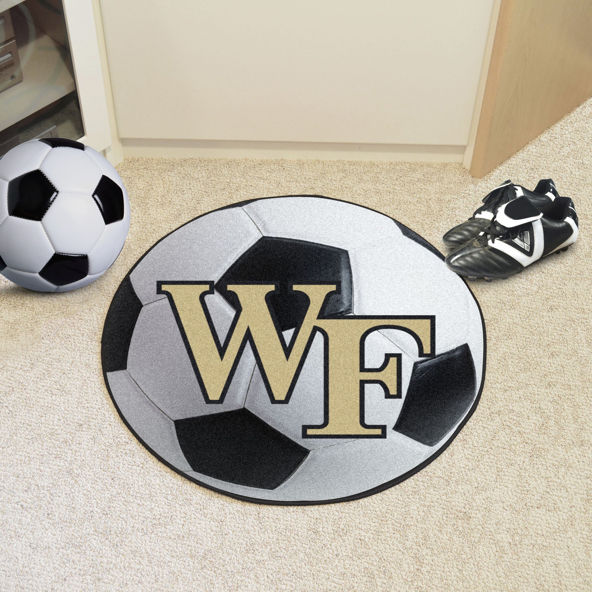 University of Tulsa Golden Hurricanes Ball Shaped Area Rugs (Ball Shaped Area Rugs: Soccer Ball)