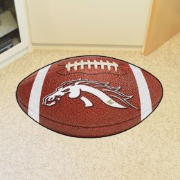 Western Michigan University Broncos Ball Shaped Area Rugs (Ball Shaped Area Rugs: Football)
