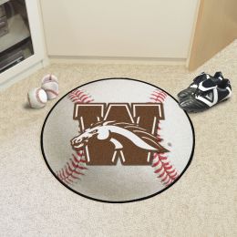 Western Michigan University Broncos Ball Shaped Area Rugs (Ball Shaped Area Rugs: Baseball)