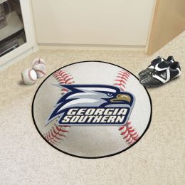Georgia Southern University Ball-Shaped Area Rug (Ball Shaped Area Rugs: Baseball)