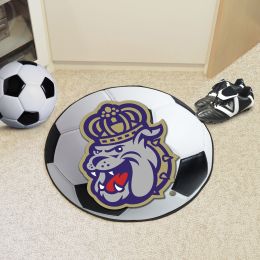 James Madison University Dukes Ball Shaped Area Rugs (Ball Shaped Area Rugs: Soccer Ball)