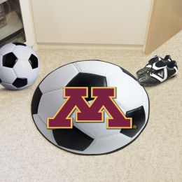 University of Minnesota Golden Gophers Ball Shaped Area Rugs (Ball Shaped Area Rugs: Soccer Ball)