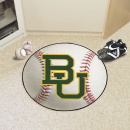 Baylor University Ball Shaped Area Rugs (Ball Shaped Area Rugs: Baseball)