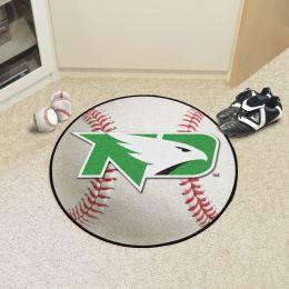 North Dakota Fighting Hawks Ball Shaped Area Rugs (Ball Shaped Area Rugs: Baseball)
