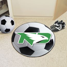 North Dakota Fighting Hawks Ball Shaped Area Rugs (Ball Shaped Area Rugs: Soccer Ball)
