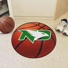 North Dakota Fighting Hawks Ball Shaped Area Rugs (Ball Shaped Area Rugs: Basketball)