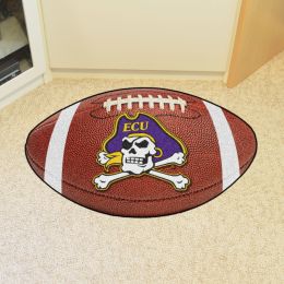 East Carolina University Ball Shaped Area rugs (Ball Shaped Area Rugs: Football)