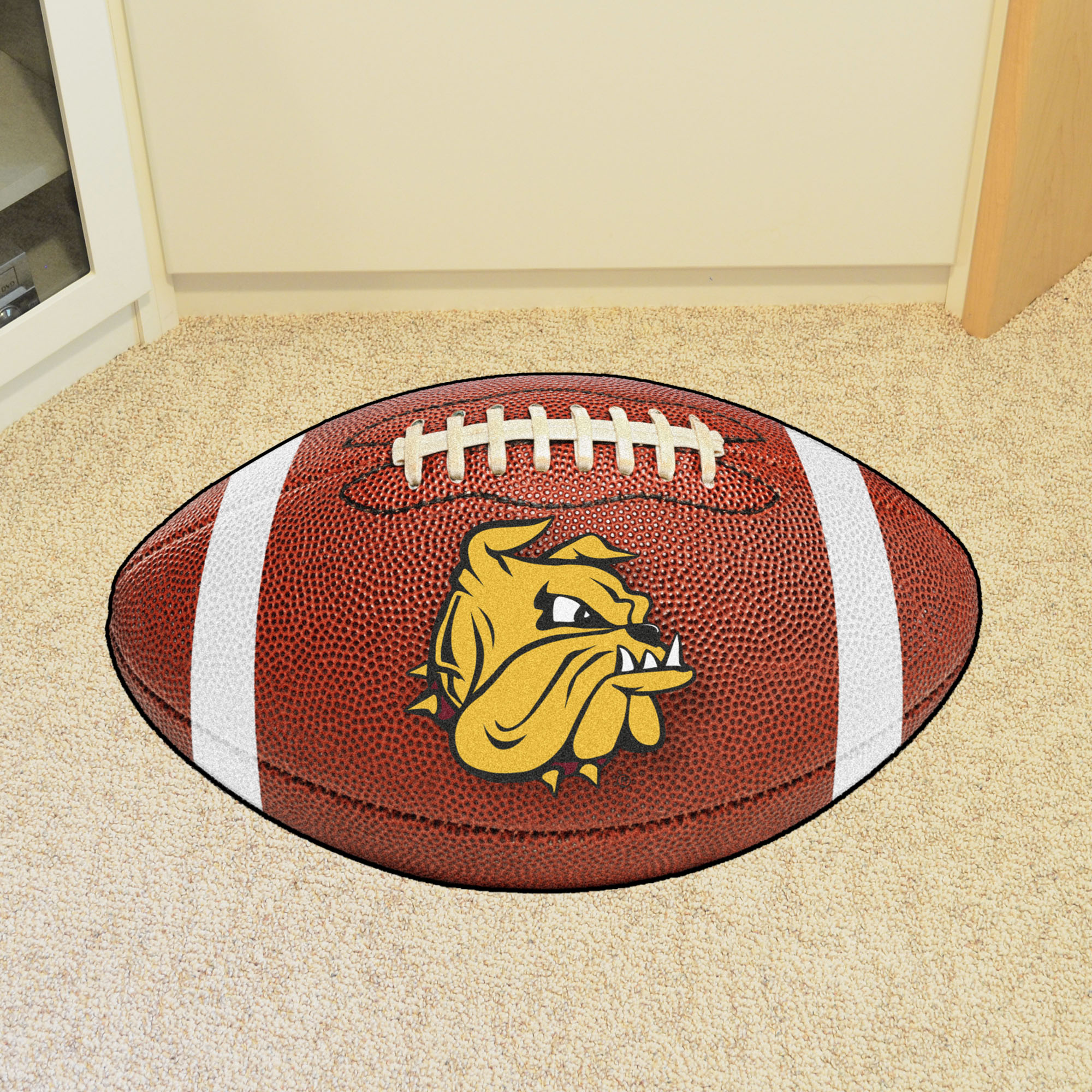 University of Duluth Duluth Ball Shaped Area Rugs (Ball Shaped Area Rugs: Football)