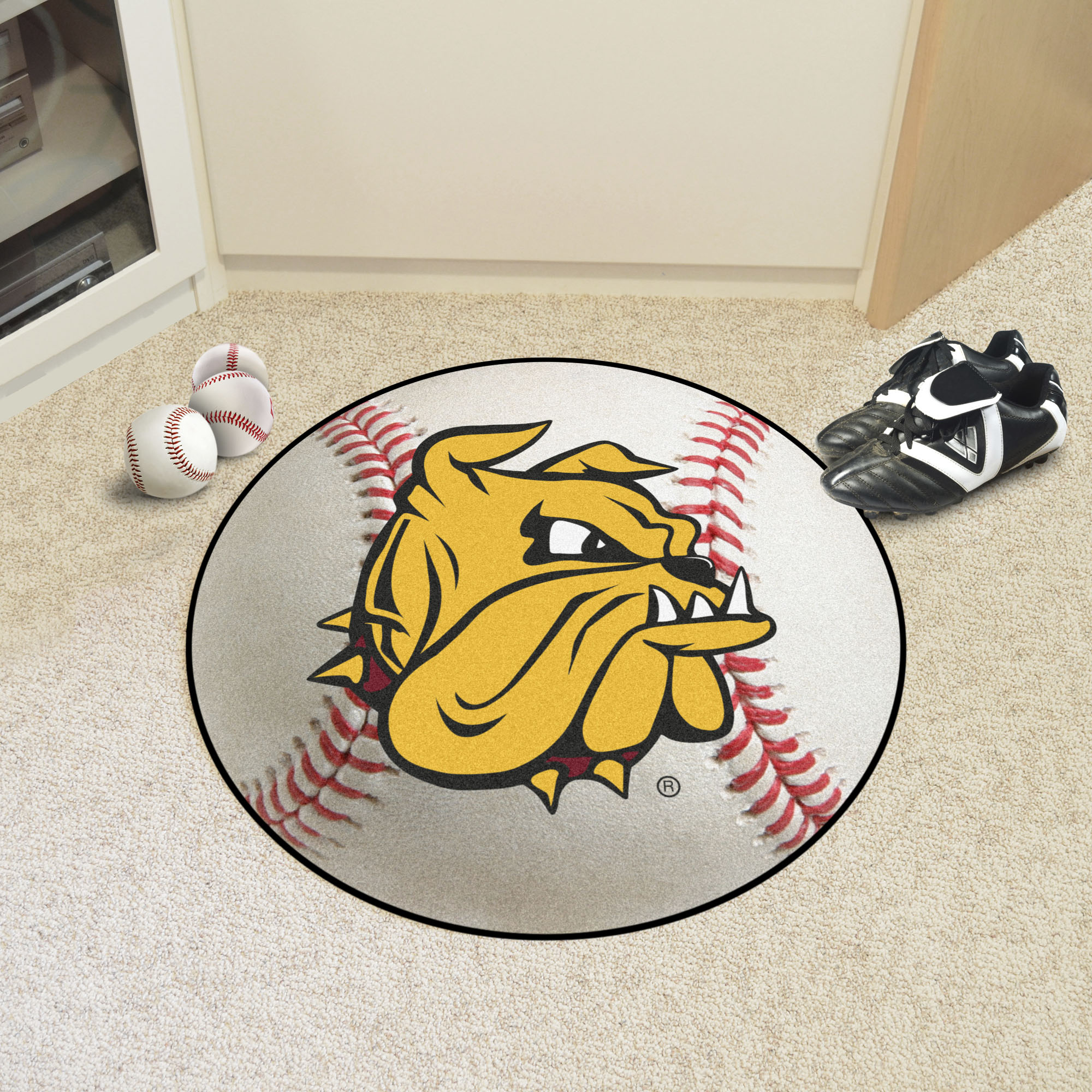 University of Duluth Duluth Ball Shaped Area Rugs (Ball Shaped Area Rugs: Baseball)