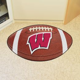 University of Wisconsin Ball Shaped Area Rugs (Ball Shaped Area Rugs: Football)