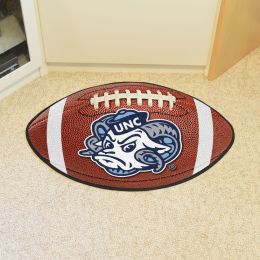 UNC Rameses Logo Ball Shaped Area Rugs (Ball Shaped Area Rugs: Football)