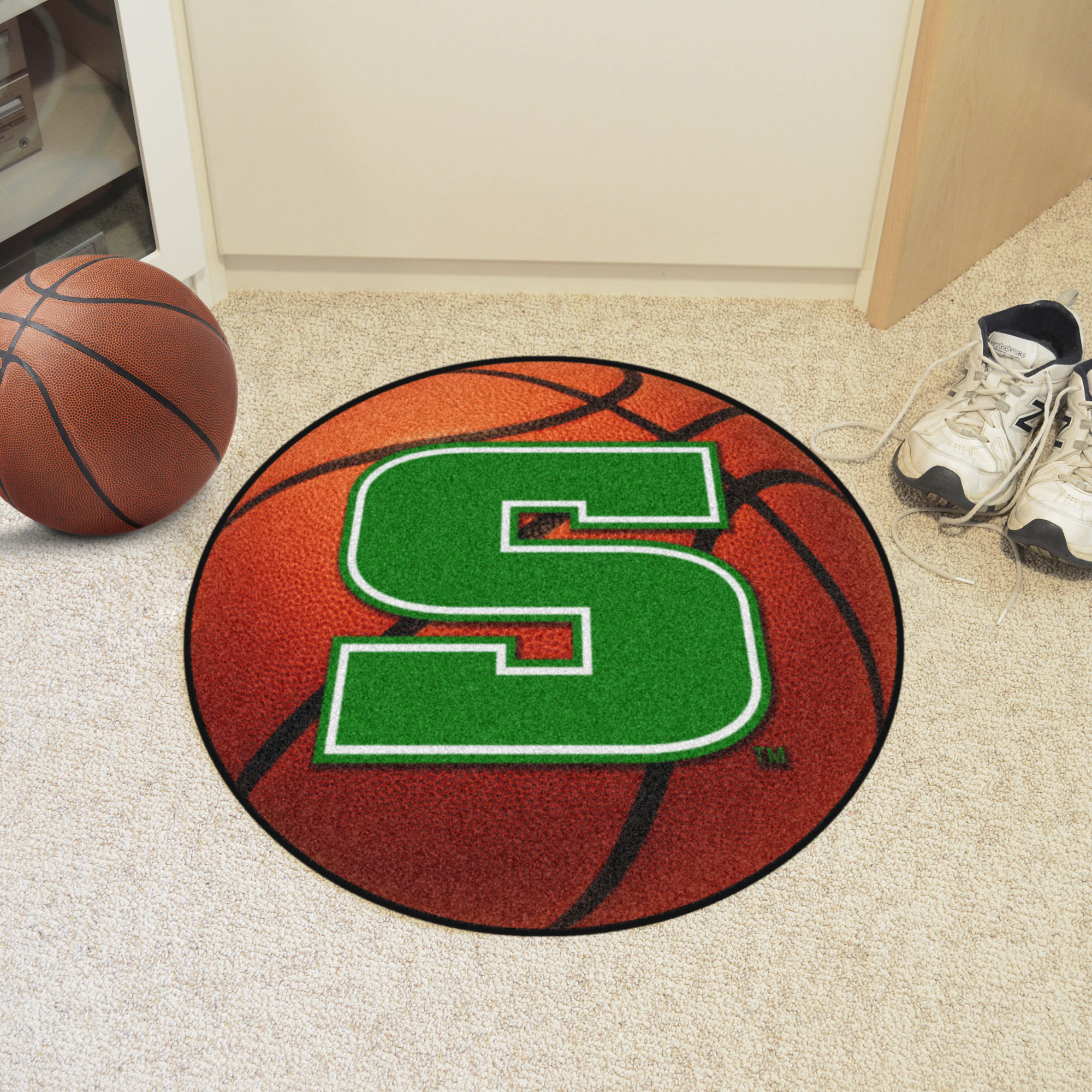 Slippery Rock University Ball-Shaped Area Rugs (Ball Shaped Area Rugs: Basketball)