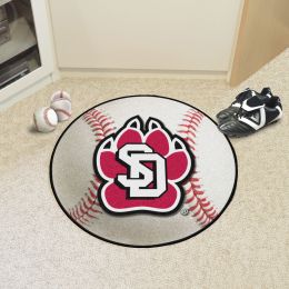 University of South Dakota Coyotes Ball Shaped Area Rugs (Ball Shaped Area Rugs: Baseball)