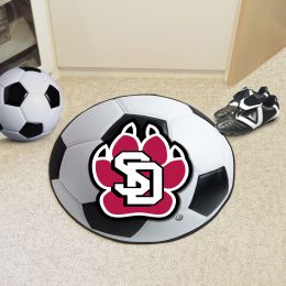 University of South Dakota Coyotes Ball Shaped Area Rugs (Ball Shaped Area Rugs: Soccer Ball)