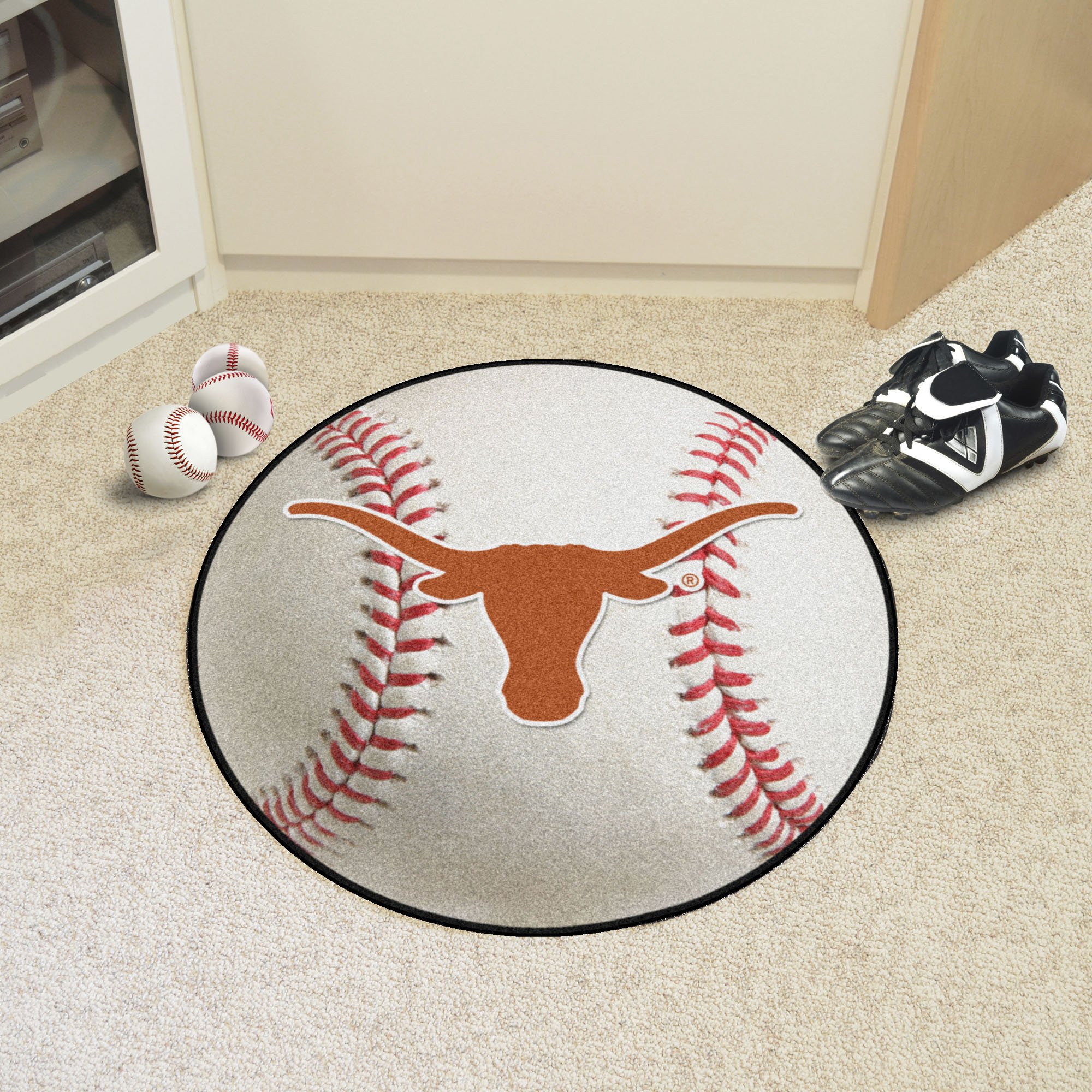University of Texas Ball Shaped Area Rugs (Ball Shaped Area Rugs: Baseball)