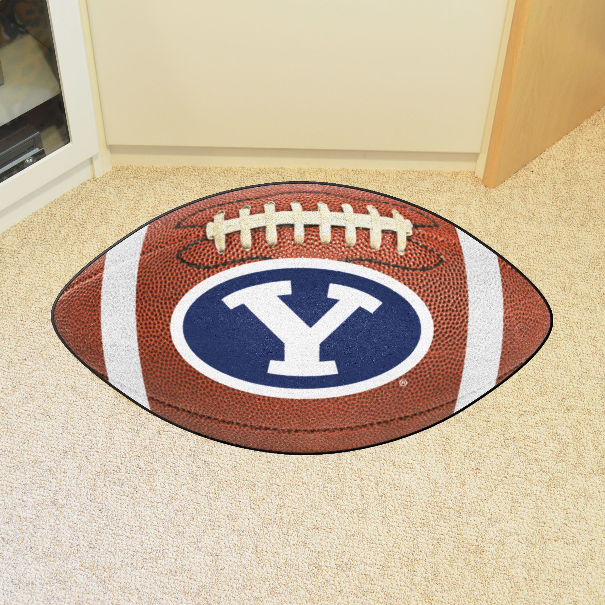 Brigham Young University Ball Shaped Area Rugs (Ball Shaped Area Rugs: Football)