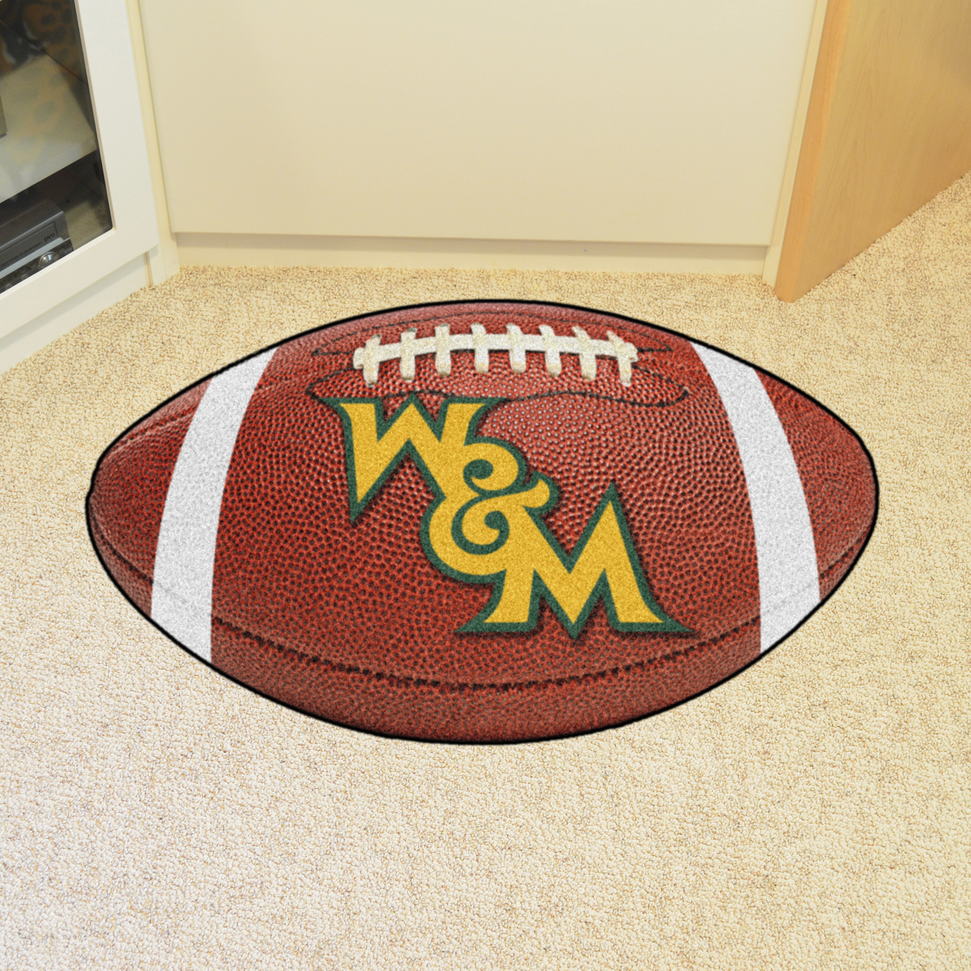 College of William & Mary Ball-Shaped Area Rugs (Ball Shaped Area Rugs: Football)