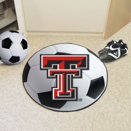 Texas Tech University Ball Shaped Area rugs (Ball Shaped Area Rugs: Soccer Ball)