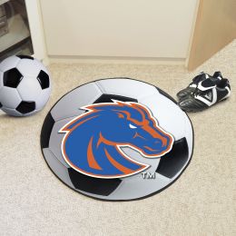 Boise State University Area Rugs - Nylon Ball Shaped (Ball Shaped Area Rugs: Soccer Ball)