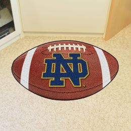 University of Notre Dame Ball Shaped Area Rugs (Ball Shaped Area Rugs: Football)