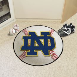 University of Notre Dame Ball Shaped Area Rugs (Ball Shaped Area Rugs: Baseball)