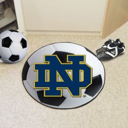 University of Notre Dame Ball Shaped Area Rugs (Ball Shaped Area Rugs: Soccer Ball)