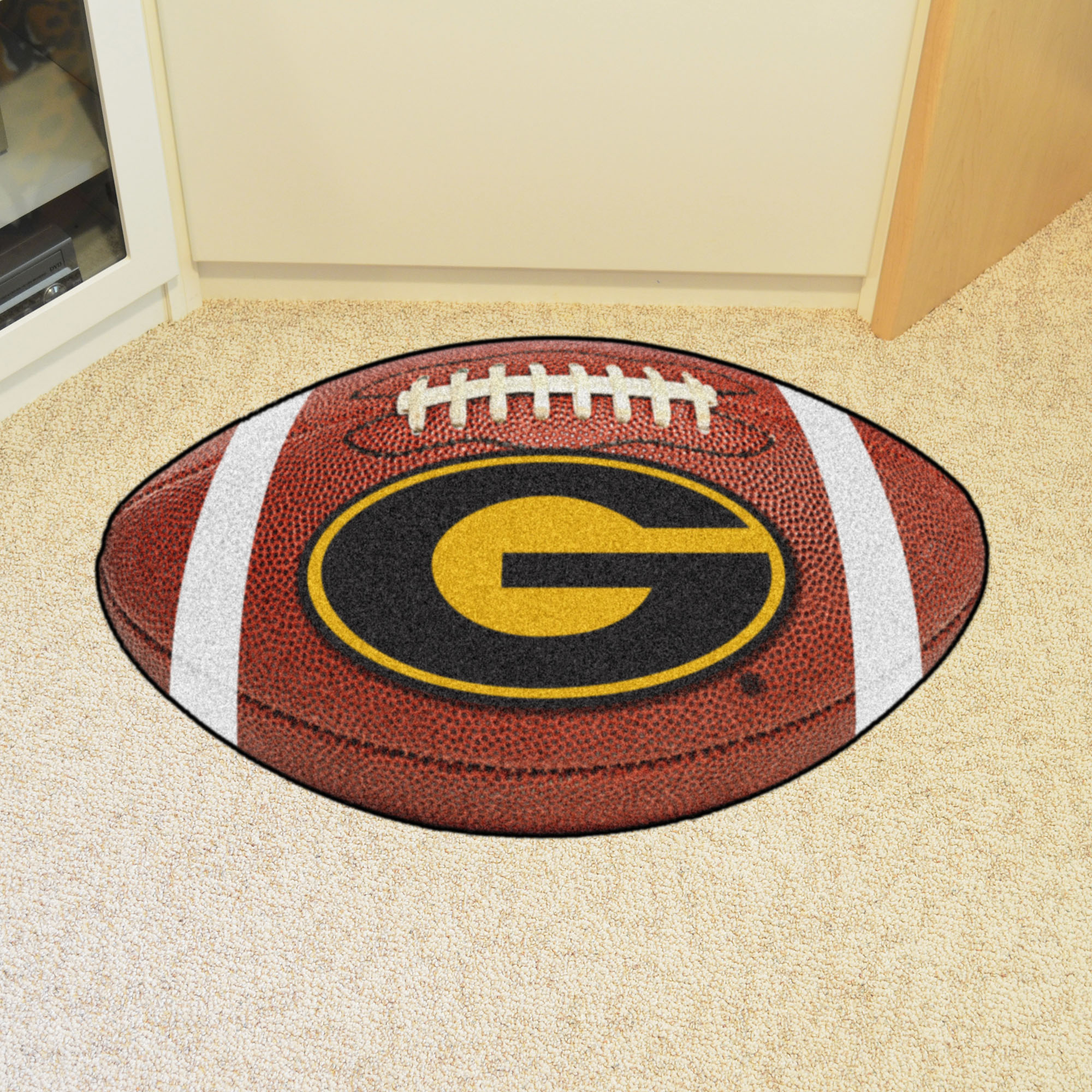 Grambling State University Ball Shaped Area rugs (Ball Shaped Area Rugs: Football)