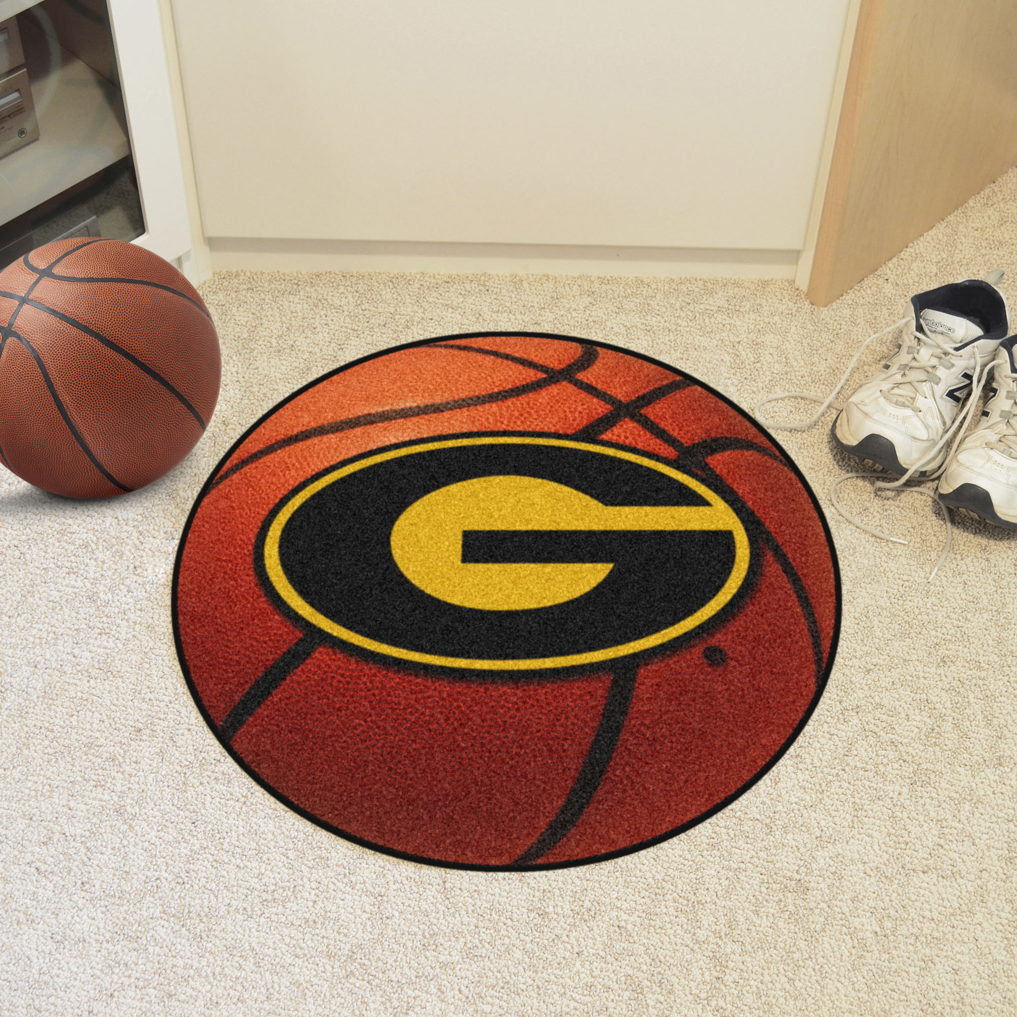 Grambling State University Ball Shaped Area rugs (Ball Shaped Area Rugs: Basketball)
