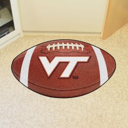 Virginia Tech Ball Shaped Area Rugs (Ball Shaped Area Rugs: Football)