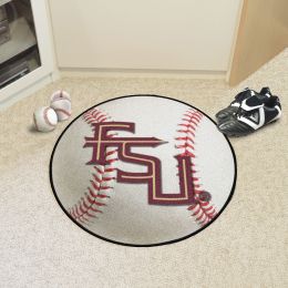Florida State University Area Rugs - Nylon Ball Shaped (Ball Shaped Area Rugs: Baseball)