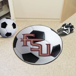 Florida State University Area Rugs - Nylon Ball Shaped (Ball Shaped Area Rugs: Soccer Ball)
