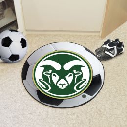 Colorado State University Rams Logo Ball Shaped Area Rugs (Ball Shaped Area Rugs: Soccer Ball)