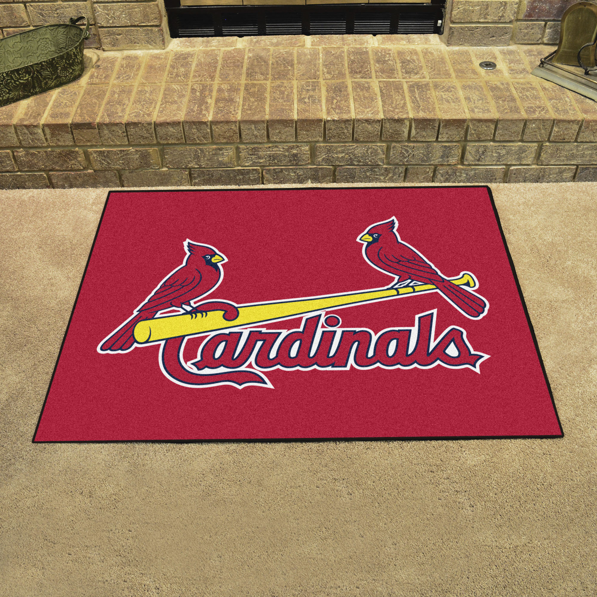 St. Louis Cardinals All Star Area Mat â€“ 34 x 44.5 (Field & Logo: Logo or Mascot)