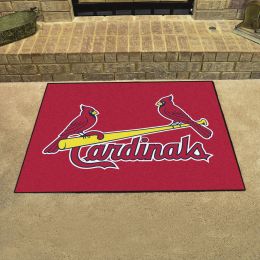 St. Louis Cardinals All Star Area Mat â€“ 34 x 44.5 (Field & Logo: Logo or Mascot)