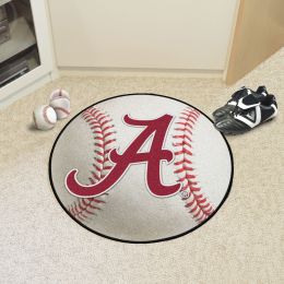 University of Alabama Logo Ball Shaped Area Rugs (Ball Shaped Area Rugs: Baseball)
