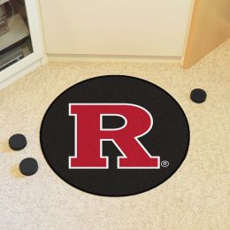 Rutgers University Ball Shaped Area rugs (Ball Shaped Area Rugs: Hockey Puck)