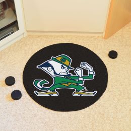 University of Notre Dame Mascot Ball Shaped Area Rugs (Ball Shaped Area Rugs: Hockey Puck)