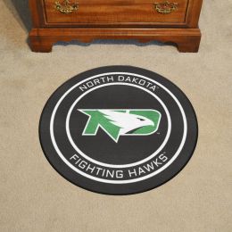 North Dakota Fighting Hawks Ball Shaped Area Rugs (Ball Shaped Area Rugs: Hockey Puck)