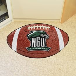 Northeastern State University Ball Shaped Area Rugs (Ball Shaped Area Rugs: Football)