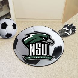 Northeastern State University Ball Shaped Area Rugs (Ball Shaped Area Rugs: Soccer Ball)