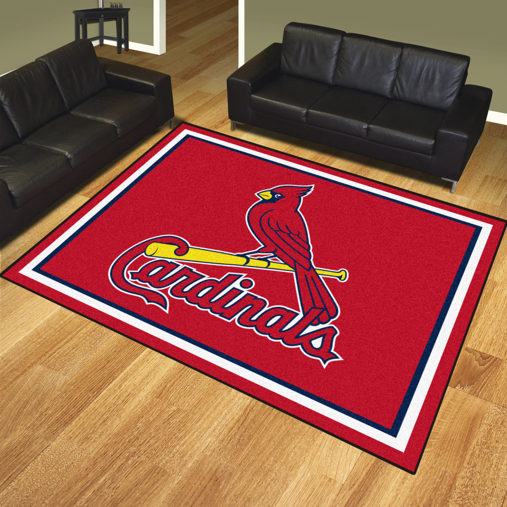 St. Louis Cardinals Area Rug â€“ 8 x 10 Nylon (Field & Logo: Logo or Mascot)