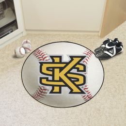 Kennesaw State University Ball Shaped Area Rugs (Ball Shaped Area Rugs: Baseball)