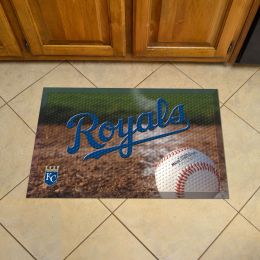 Kansas City Royals Scrapper Doormat - 19 x 30 Rubber (Field & Logo: Baseball Field)