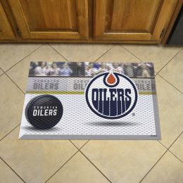Oilers Scrapper Doormat - 19" x 30" Rubber (Camo or Rink Design: Rink & Logo)
